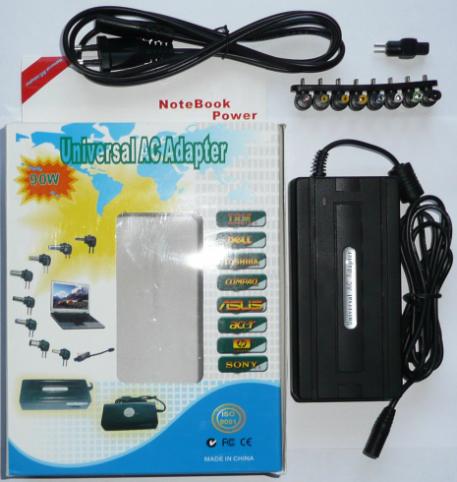 Chargeur Ordinateur Portable Universel Adaptateur 90W Ajustement Automatique de la Tension