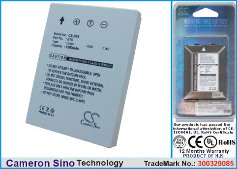 Batterie batterie toshiba gigashot gsc r3